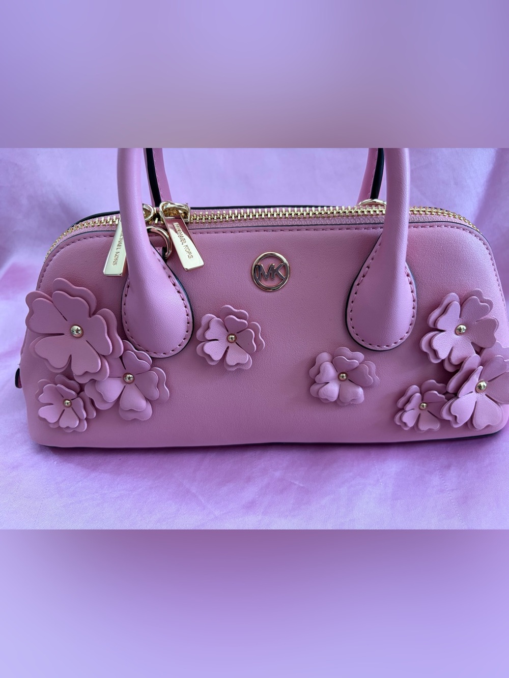 Michael Kors Petra Small Floral Embellished Crossbody Bag - Picture 7 of 13